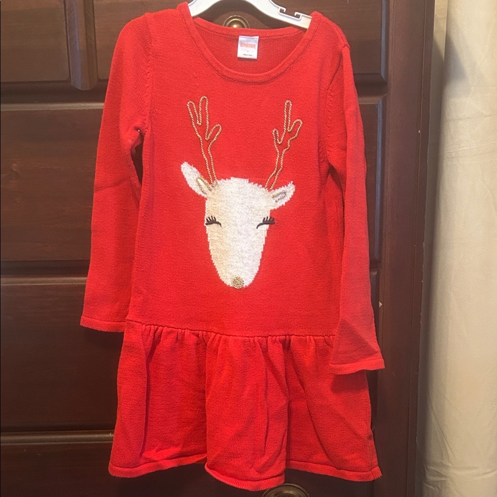 Gymboree Festive Red Knit Dress